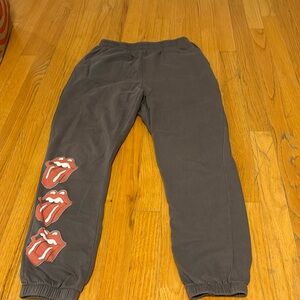 Rolling Stones sweatpants size small